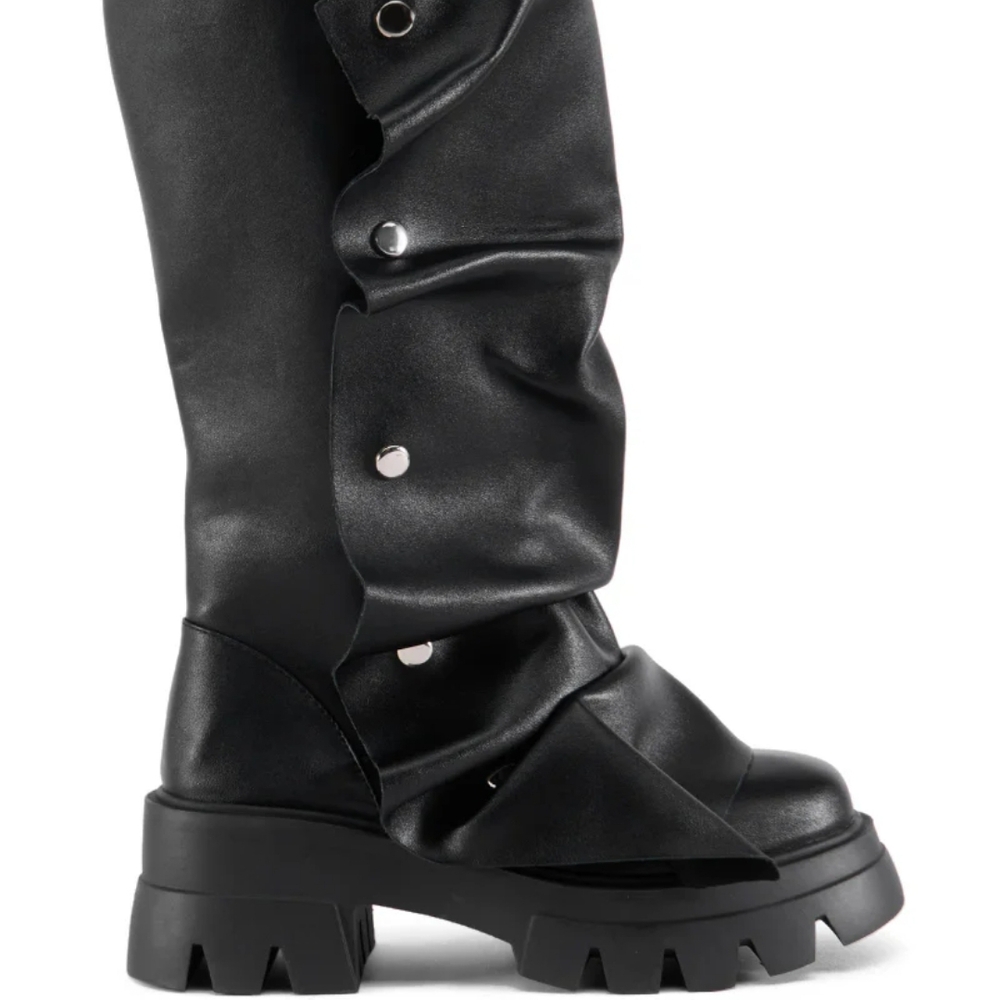 ♟️♟️Black Button Women's Boot♟️♟️